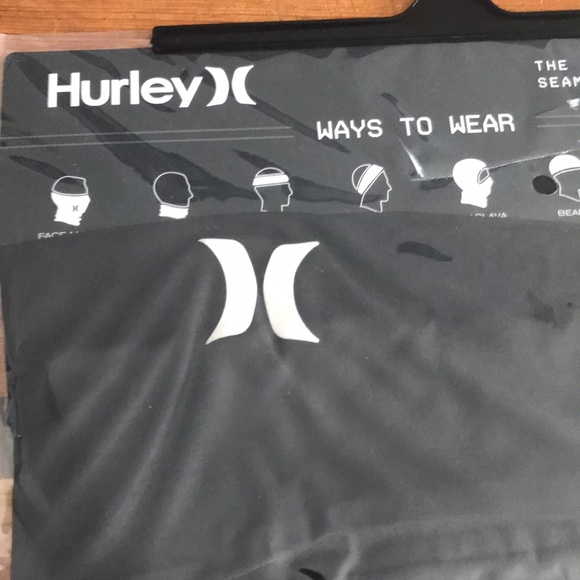 NWT Hurley Black Multi-Functional Gaiter (mask) - Picture 2 of 3